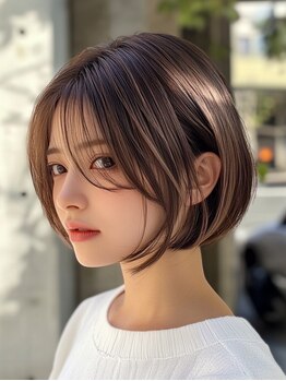 モードケイズ アミュー 厚木店(MODE K's amyu)の写真/【本厚木駅直結☆360度、どこから見ても決まるショート】ショート/ショートボブ/ボブ/顔周り/レイヤー