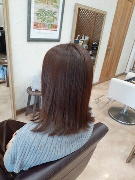 アトリエエス(Atelier es) 切りっぱなしストレート