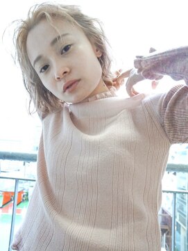 カナン(CANAAN) ブロンドカラー　ピンクベージュ　ハイトーンカラー