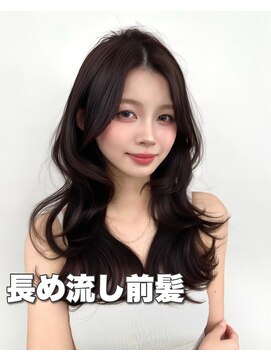 アマトウキョウ アユンチェ(AMA TOKYO×AYUNCHE) 前髪顔まわり韓国ヘアレイヤーカットサイドバンク2wayバンク韓国