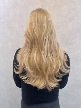 ロンド レア 天神大名店(Lond Le’a) ミディアムヘアデザインカラーフェイスフレーミング暗めカラー