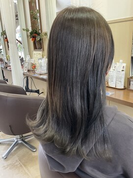 コアフィールフィス(COIFFURE fils) マットブラウン 秋カラー 髪質改善トリートメント