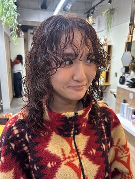 オッジバイケンジ(oggi by KENJE) ポイントパーマ くるくるパーマ ウルフパーマ レイヤーパーマ