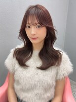 ボタン シブヤ(VOTAN SHIBUYA)&nbsp;韓国ヘア/くびれヘア/前髪あり/顔まわりカット/暖色系カラー