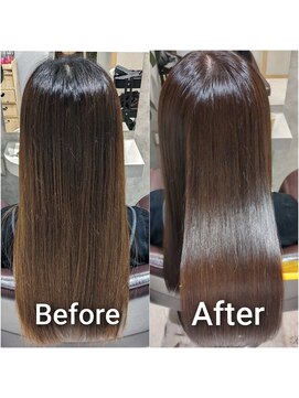 ワタトリ(waTatori) BeforeAfter12（縮毛矯正毛）