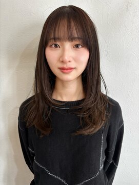 チョコレートブラウン×レイヤーカット