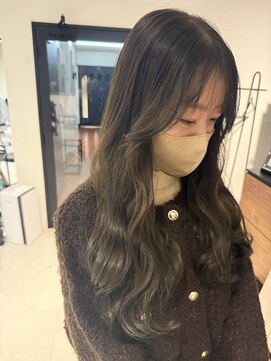 【URBAN.】柔らかオリーブグレージュカラー by MAYUMI 