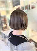 忙しい女性の味方◎白髪ぼかし艶ボブ