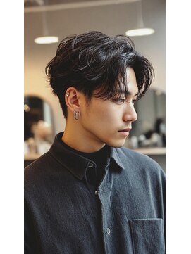 ケシキ 表参道 原宿(kesiki.) フェザーパーマフェザーショート韓国へアセンターパート