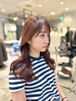 アンダーバーホワイト 天王寺阿倍野店(_WHITE)&nbsp;レイヤーカット　ウォームブラウン　韓国風