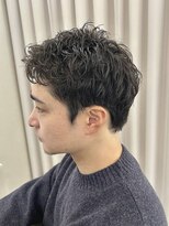サイクル(CYCLE)&nbsp;MEN’S HAIR/サーフカール/刈り上げセンターパート/伊勢崎