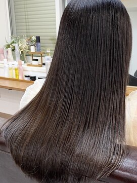 ランプ(Lamp) くびレイヤー グレーベージュ 白髪染め 白髪ぼかし 髪質改善