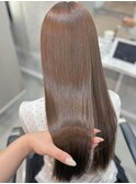 ブリーチなしで叶える透明感グレージュ☆