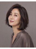 アンソリット ボーテ(INSOLITE BEAUTE) タッセルBobハイライト白髪ぼかし30代40代50代60代広尾/恵比寿