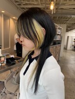ファンド 千葉(fand) 抜きっぱなし/インナーカラー/ウルフカット