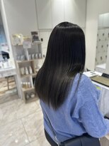 ケンジ 平塚 アネッタ(KENJE annetta)&nbsp;艶髪ストレート　髪質改善カラー　髪質改善トリートメント
