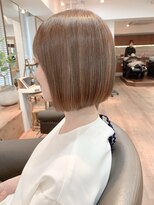 ヘアスタジオルース(HAIR STUDIO LUZ) 40代50代60代の大人ショート/白髪ぼかしハイライト/堀江/北堀江