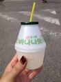 ニューヨークニューヨーク 新田辺店(NYNY) 大好きな韓国のバナナ牛乳。韓国旅行好きです(^^)