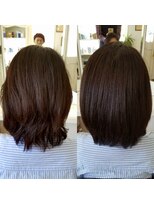 ルーミールーム(RoomieRoom)&nbsp;髪質改善30代40代50代ツヤ髪さらさらボブスタイル