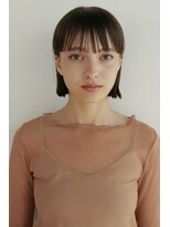 ナヌーク シブヤ(nanuk shibuya) 切りっぱなし前髪と切りっぱなしボブ