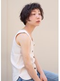 【LOJE】ショートバング*カジュアルパーマ