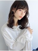 《SORA 阿部》黒髪外ハネウェーブ