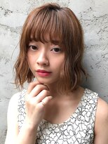 ミィ 表参道(mee.)&nbsp;【mee.】 伸ばしかけボブ 前髪 ナチュラルヘア