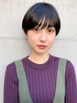 ミィ 表参道(mee.) 【mee.】ハセガワヒトシ　オレンジベージュ　ショート☆表参道