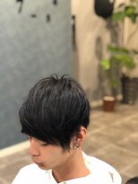 ボヌール ヘアーワークス(Bonheur hair works)&nbsp;ダークサファイア×エアリーマッシュ×重×軽