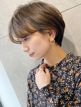 アヴァロン(AVALON) 丸みショート×ダメージレス温感ボタニカルパーマ