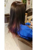 バィオレットインナーカラー【担当 木村沙織】