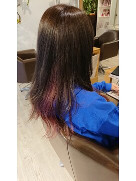 ウィービーパセリ atre川越店(WE BE PARSLEY) バィオレットインナーカラー【担当 木村沙織】