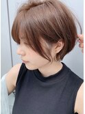 耳にかけても可愛い☆丸みとくびれショート