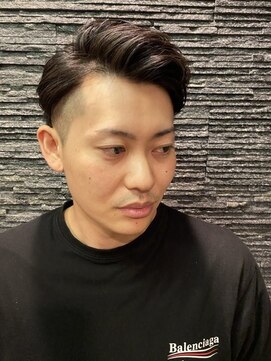 プレミアムバーバー 赤坂店(PREMIUM BARBER produce by HIRO GINZA) 七三ビジネススタイル〈理容室/赤坂/六本木/メンズ〉