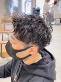 刈り上げ×ソフトツイストパーマ