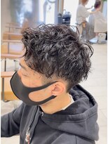 アピッシュココ(apish coco)&nbsp;刈り上げ×ソフトツイストパーマ