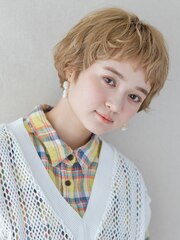 美髪/エアリーロング/切りっぱなしボブ/ピンクブラウン 960