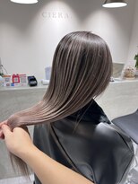 シエラ 心斎橋(CIERA.)&nbsp;CIERA.バレイヤージュ×アッシュベージュ