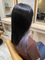 ヘアー アンド スパ ブレイス(Brace)&nbsp;透明感のある大人インナーカラー