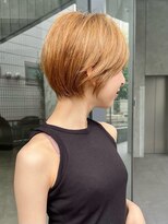 ロビー 表参道(ROBBY)&nbsp;ハイライト白髪ぼかし ／大人ショート／表参道／40代50代