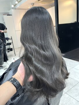 ブレンド 渋谷(BLend) 【Blend渋谷】大人気透明感コリアングレーカラー 髪質改善