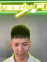 グリーディーフォックス 三軒茶屋(GreedyFOX)&nbsp;波巻き/マッシュパーマ/ウルフ/ハイライト<理容室>三軒茶屋