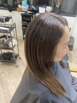 ハーツ(Heart's) 白髪ぼかしハイライト大人ロング