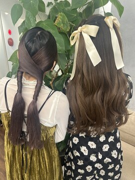 インビテーション(invitation) お呼ばれスタイルアレンジ