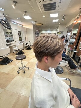 牛若丸ジャパン(Japan) 祝！黒髪卒業！メンズバレイヤージュ