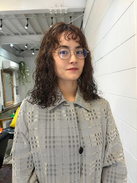 ラレイ ハラジュク(Lalei harajuku) ミディアム×スパイラルパーマ/パーマ女子/ツイスパ