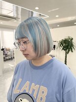 アイセ(I.se Eir TOKYO)&nbsp;アンブレラカラー/ケアブリーチ/ライトブルー/ホワイト/西葛西