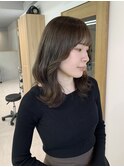 くびれミディアム_カーキグレージュ