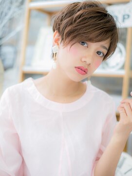 モッズヘア 越谷(mod's hair) 前下がり丸みショート外国人風マッシュパーマh3越谷20代30代40代