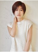 オール世代◎小顔に導くひし形ショートヘア / 横浜髪質改善